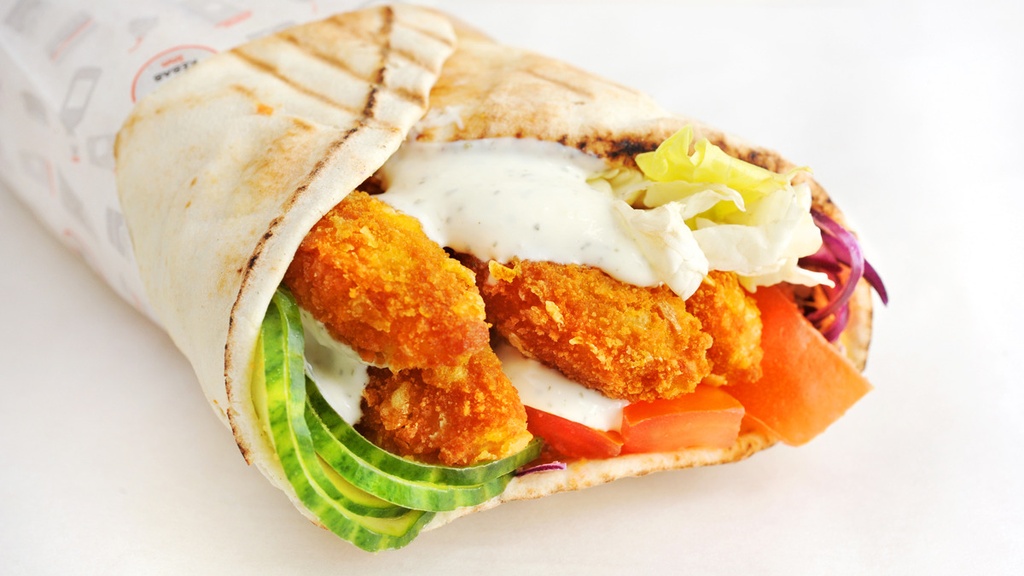 Kebab with crispy chicken L